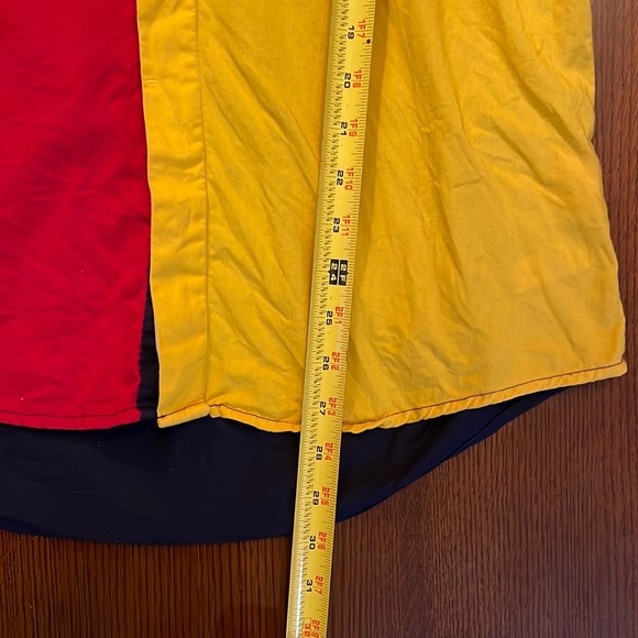 TOMMY HILFIGER  90's look. Color block Men’s Button-Up Long-Sleeve Shirt. Medium - Picture 11 of 11